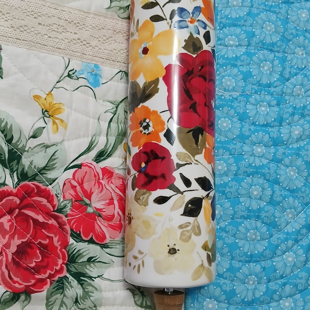 The Pioneer Woman Vibrant Floral Rolling Pin